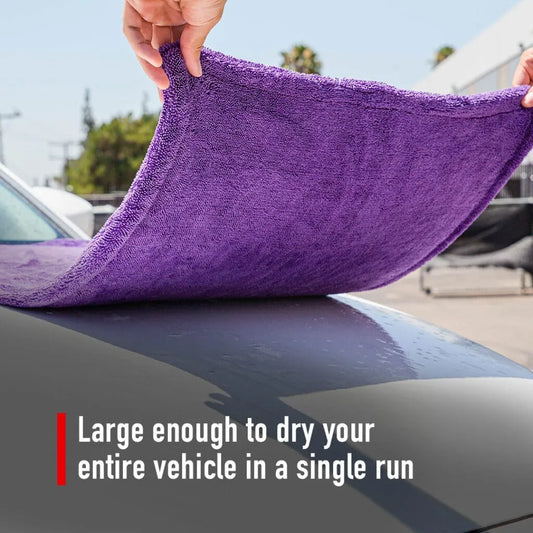 Microfiber Drying Towels | 1200GSM Duo Twisted Loop Microfiber Drying Towel 20x24