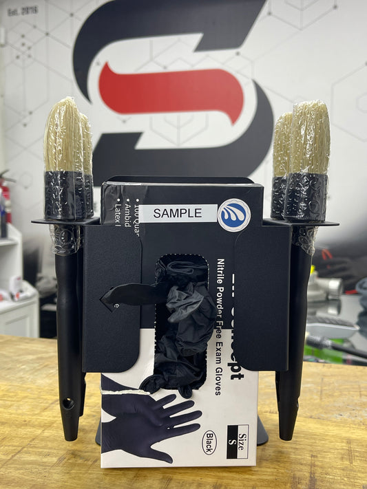 Glove & Brush Holder