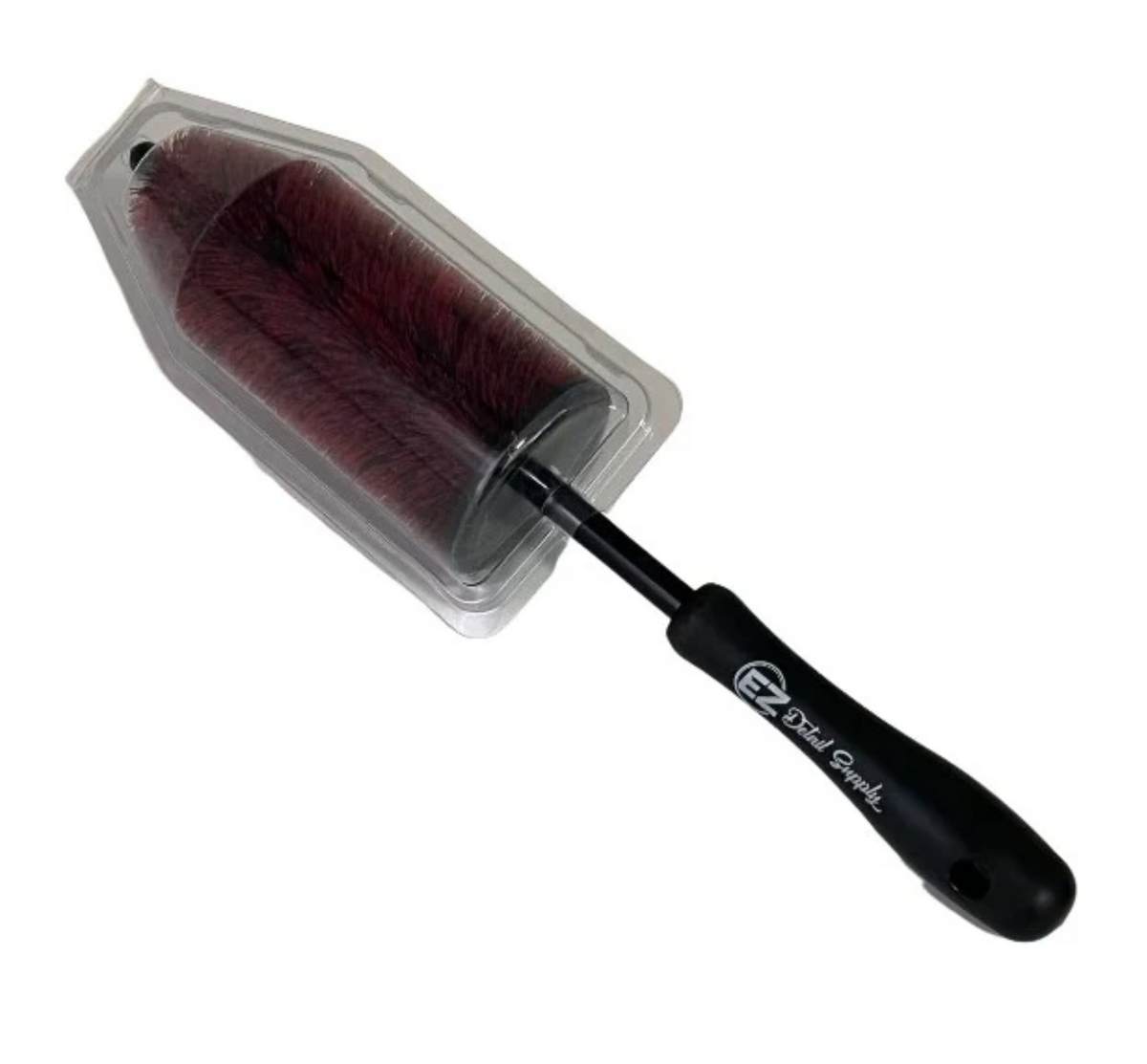 Excalibur Barrel Brush – Soft Bristle Wheel Cleaning Brush for Barrels & Spokes (RED)