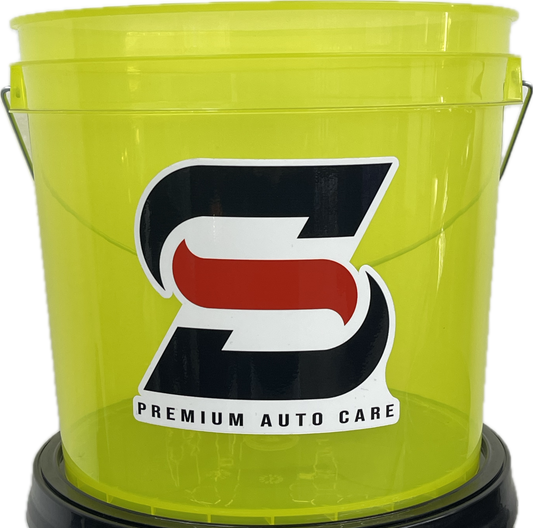 Neon Yellow 3 Gallon Bucket
