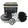 White Drill Brush 3pc Set Soft Bristles