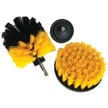 Yellow Drill Brush 3pc Set Medium Bristles