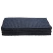Waffle Weave Microfiber Glass Towel Medium Black