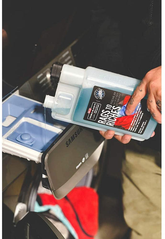 P&S Professional Detail Products - Rags to Riches - Premium Microfiber Detergent, (1 Quart)