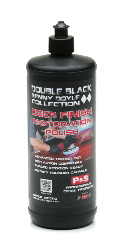 P&S DOUBLE BLACK DEEP FINISH RESTORATION POLISH QUART