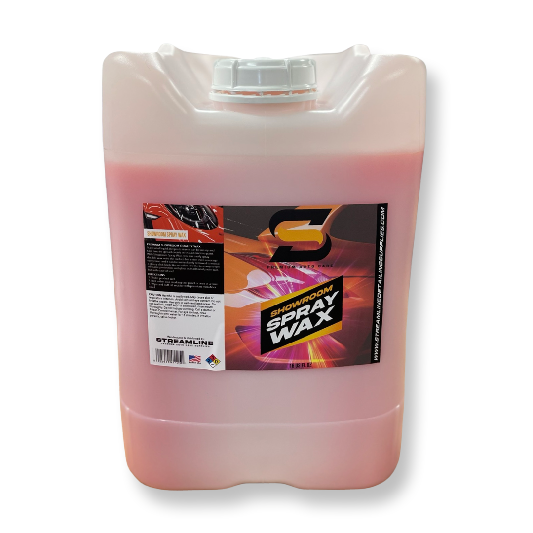 Show room spray wax