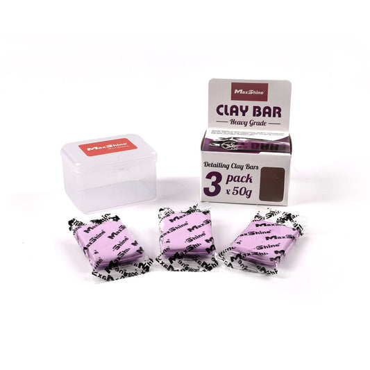 Maxshine Detailing Clay Bar - 3pcs/pack heavy grade  purple