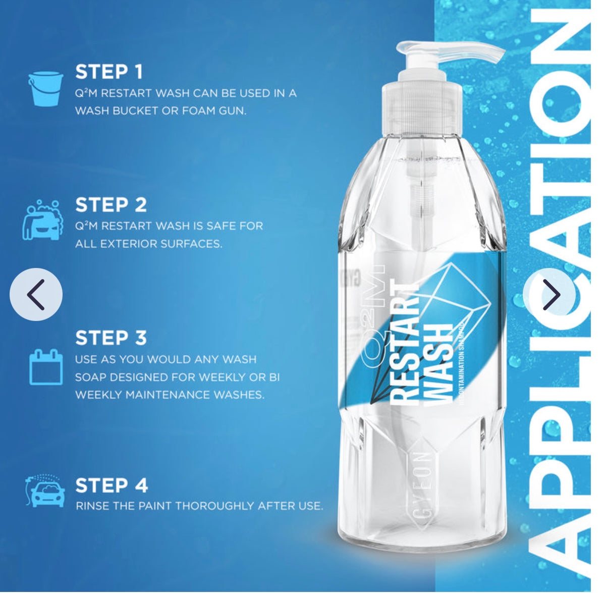 Q²M Restart Wash