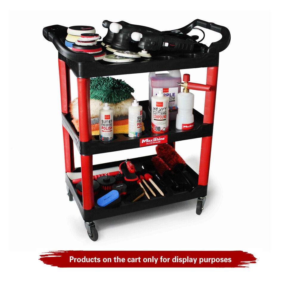 Maxshine Utility Universal Detailing Cart With Wheels