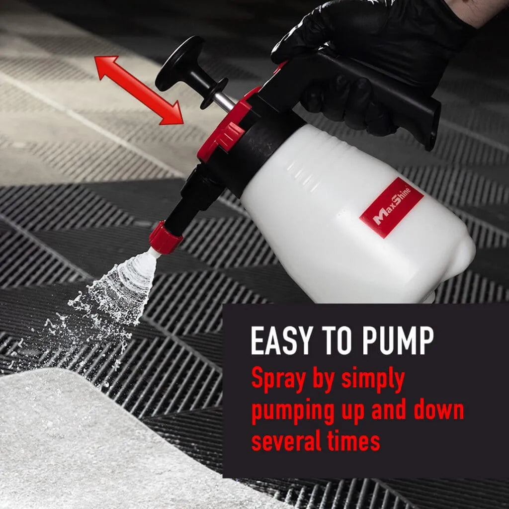 Maxshine 1.5L Hand Pump Foam Sprayer - Streamline Detailing Supplies