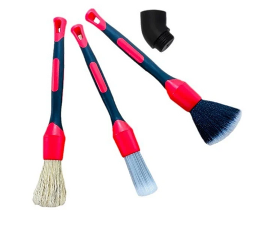 ProLine Brush Kit – 3-Piece Soft Detailing Brush Set for Interior & Exterior Regular