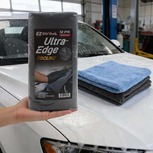 ProLine Ultra Edge Towels – Dual-Pile Microfiber Detailing Towels (12-Pack)
