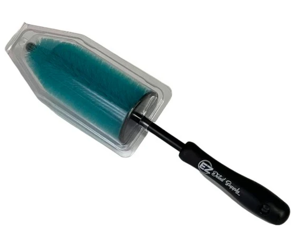 Excalibur Barrel Brush – Soft Bristle Wheel Cleaning Brush for Barrels & Spokes (BLUE)