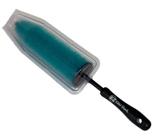Excalibur Barrel Brush – Soft Bristle Wheel Cleaning Brush for Barrels & Spokes (BLUE)