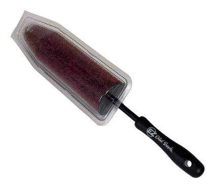 Excalibur Barrel Brush – Soft Bristle Wheel Cleaning Brush for Barrels & Spokes (RED)