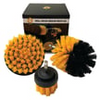 Yellow Drill Brush 3pc Set Medium Bristles