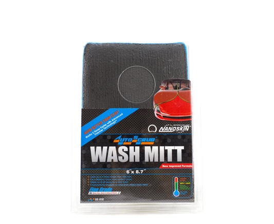 Streamline Auto Scrub Medium Wash Mitt - Blue