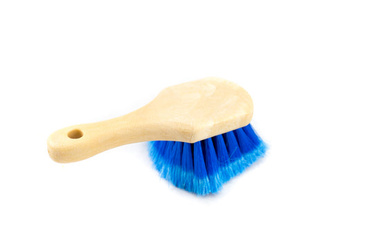Streamline Short Handle Blue Brush