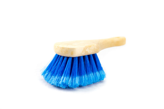 Streamline Short Handle Blue Brush