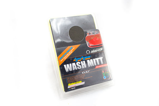 Streamline Auto Scrub Medium Wash Mitt - Yellow