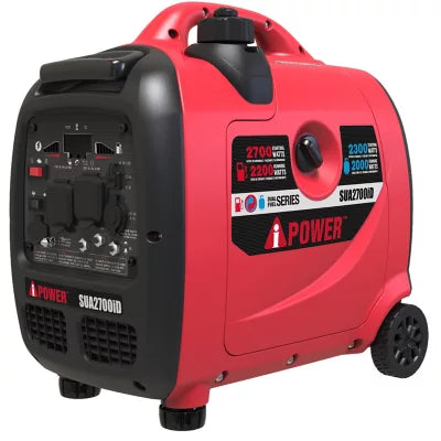 -iPower SUA2700iD, 2700 Peak Watts, Fuel Inverter Generator