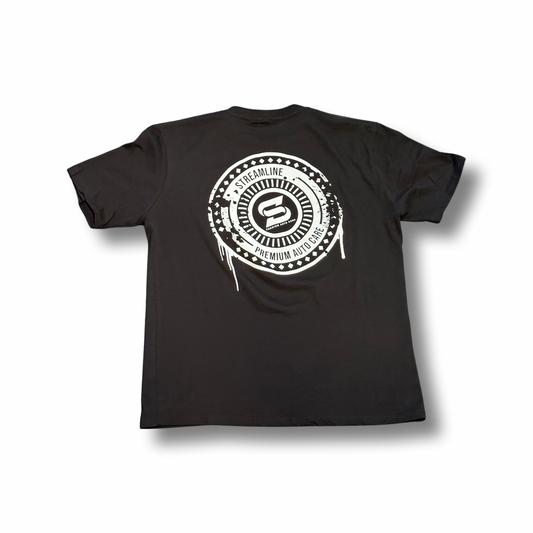 Streamline T-shirt blk/white